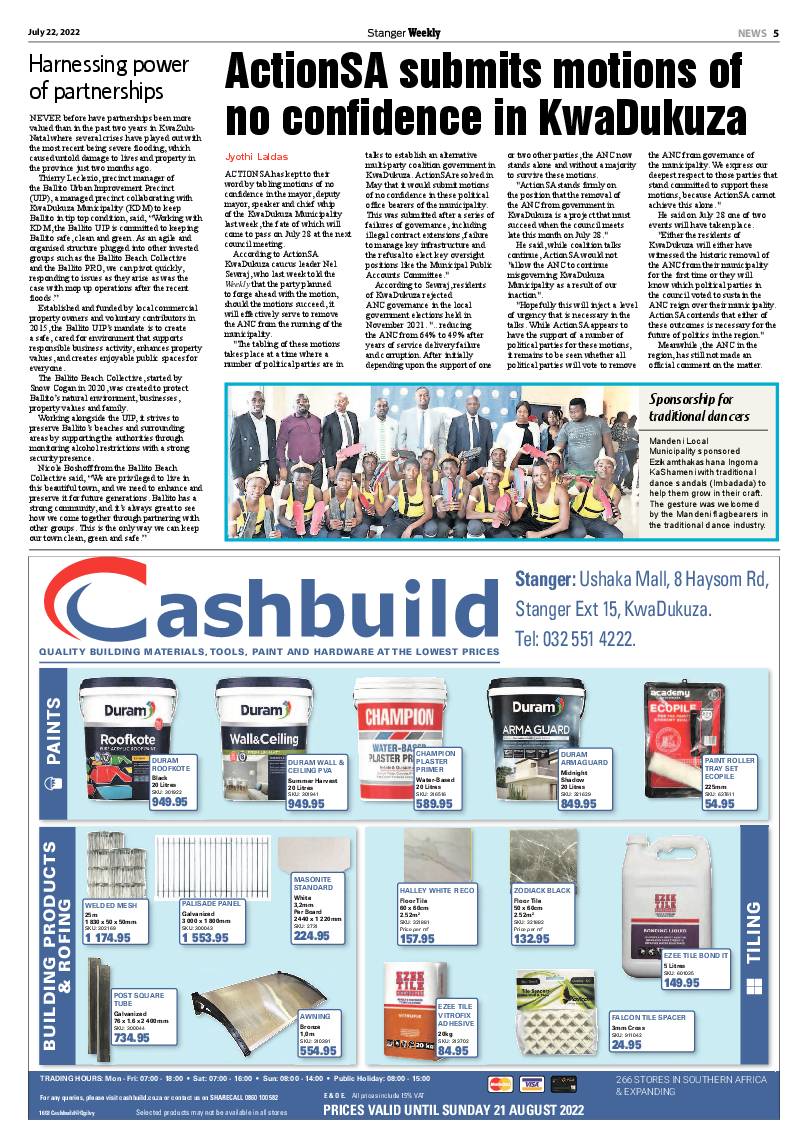 Stanger Weekly 22 July 2022 page 5