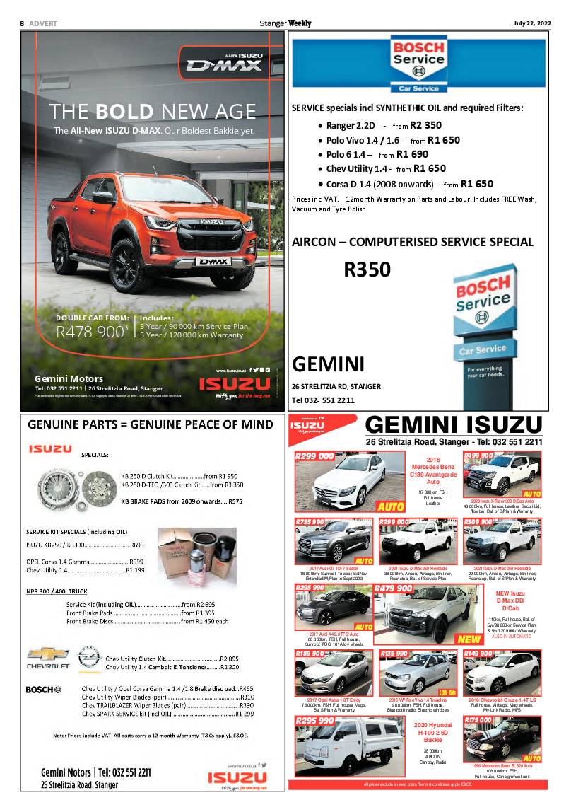 Stanger Weekly 22 July 2022 page 8