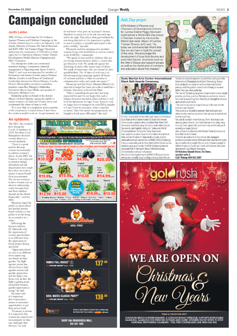 Stanger Weekly 23 December 2022 page 3