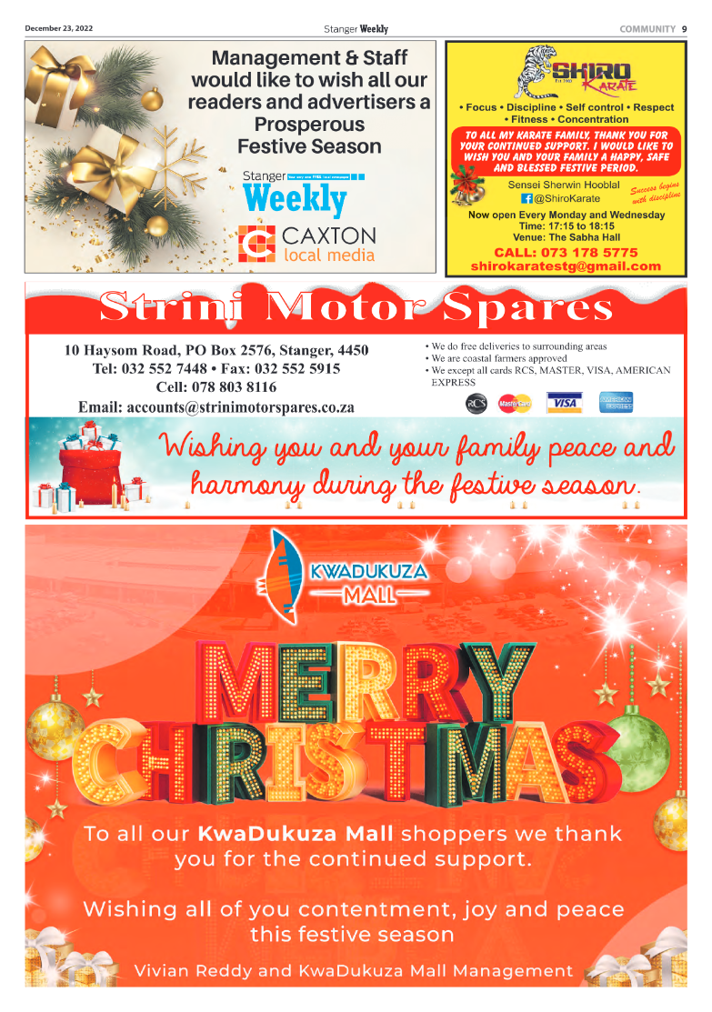 Stanger Weekly 23 December 2022 page 9