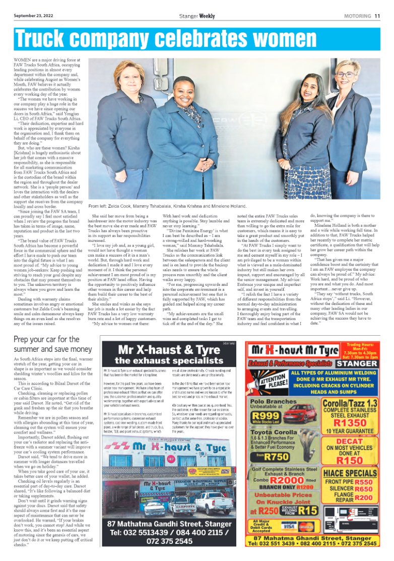 Stanger Weekly 23 September 2022 page 11