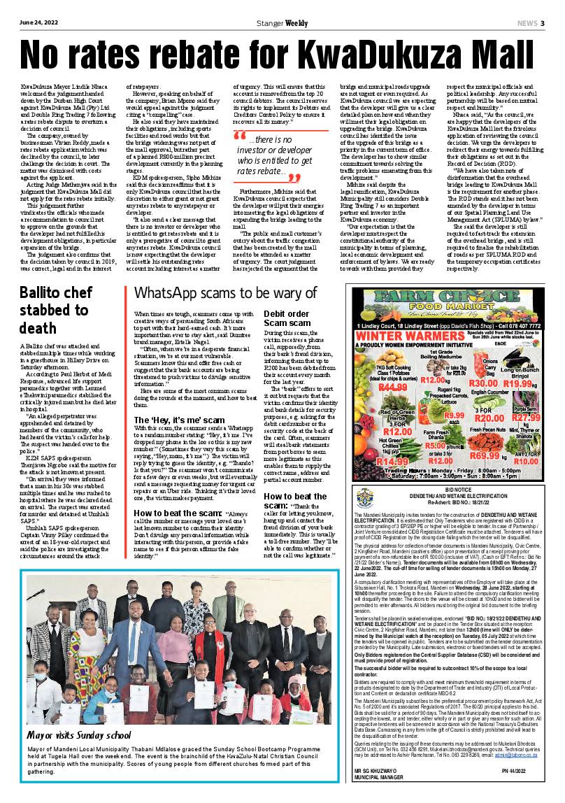 Stanger Weekly 24 June 2022 page 3