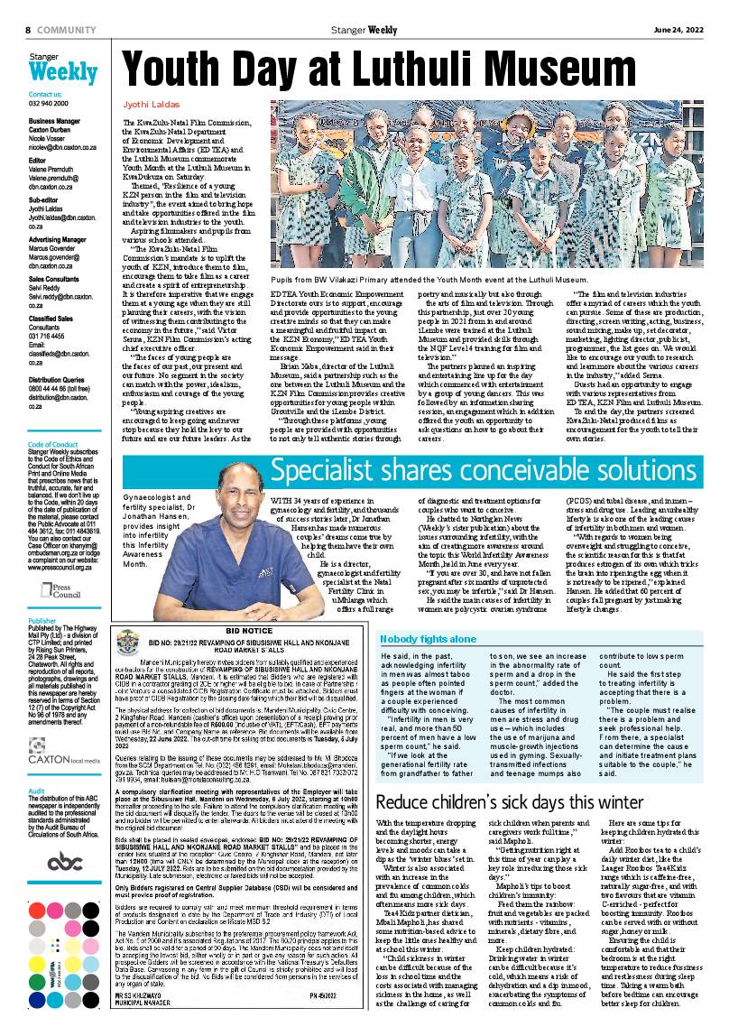 Stanger Weekly 24 June 2022 page 8