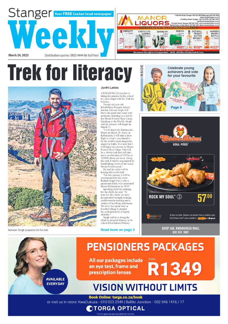 Stanger Weekly 24 March 2023 page 1