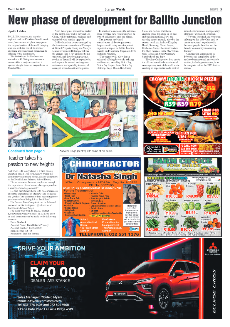Stanger Weekly 24 March 2023 page 3
