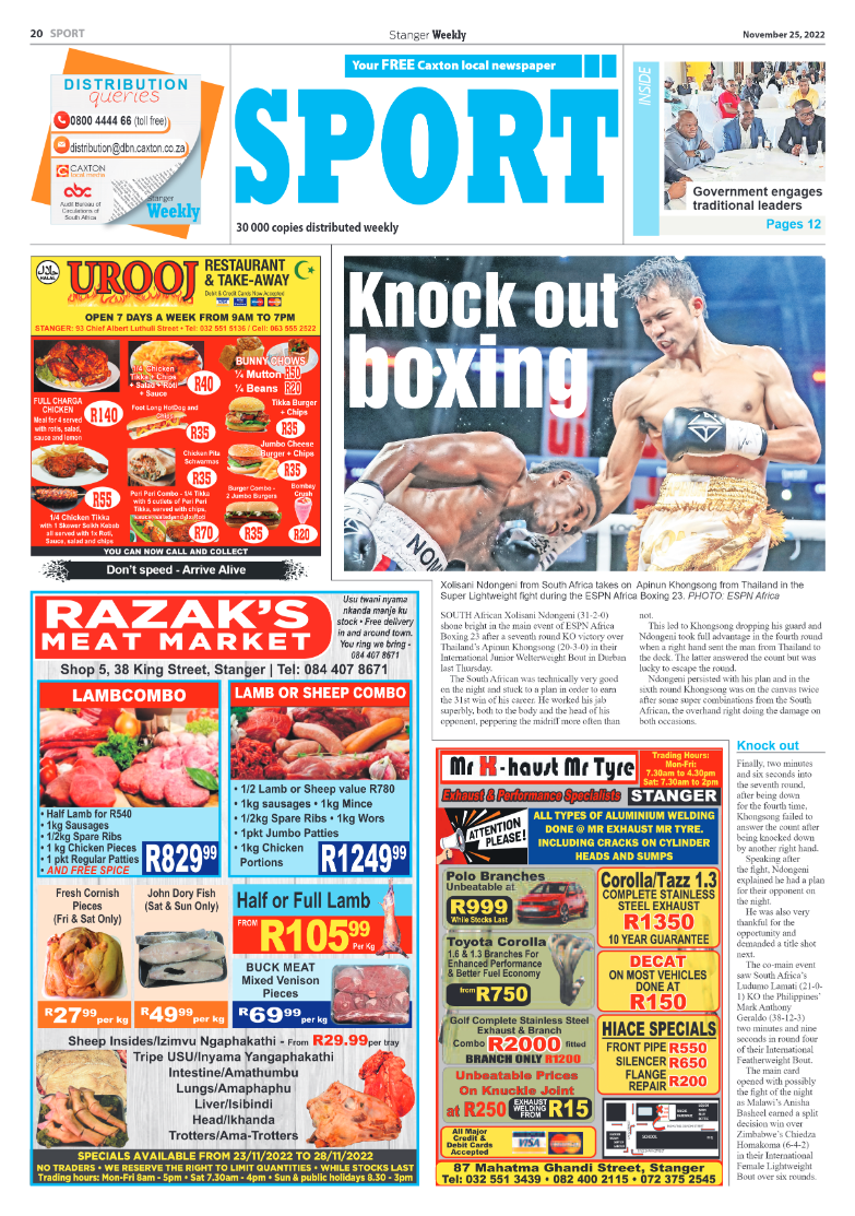 Stanger Weekly 25 November 2022 page 20
