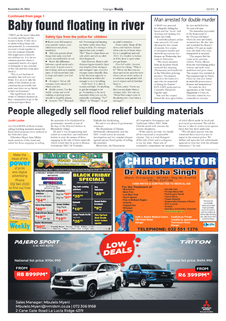 Stanger Weekly 25 November 2022 page 3