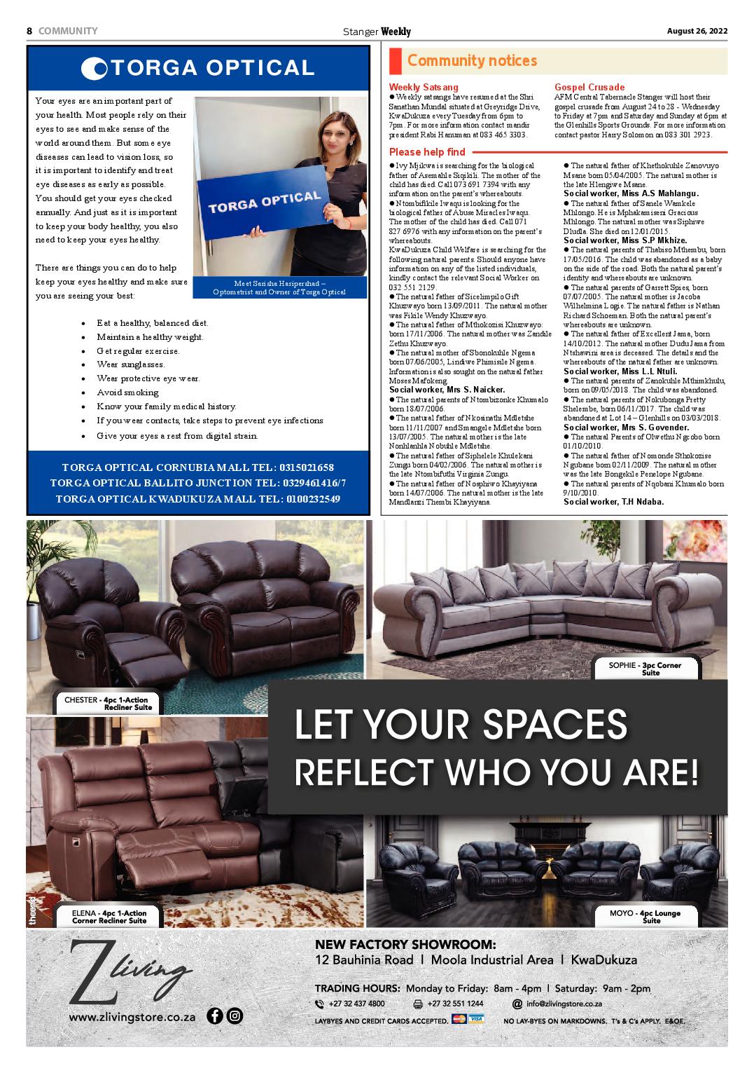 Stanger Weekly 26 August 2022 page 8