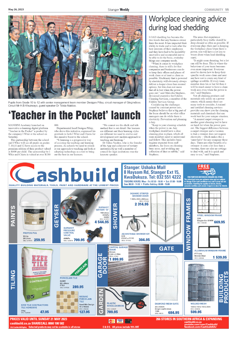Stanger Weekly 26 May 2023 page 11