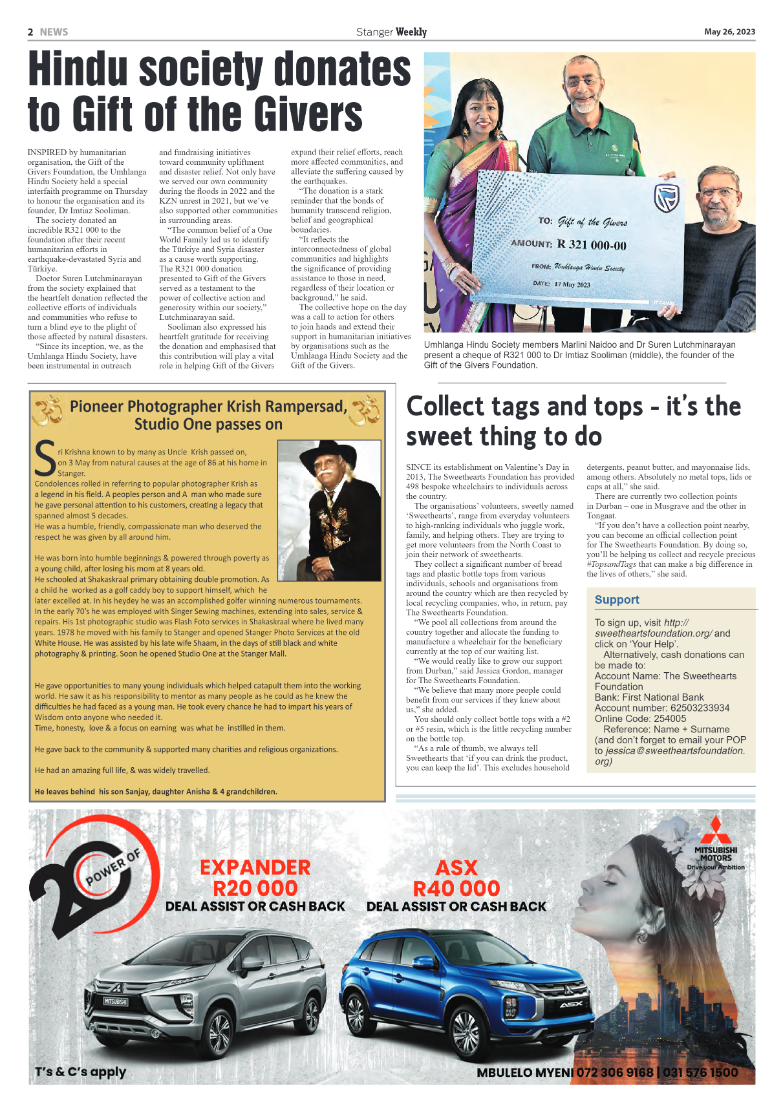 Stanger Weekly 26 May 2023 page 2