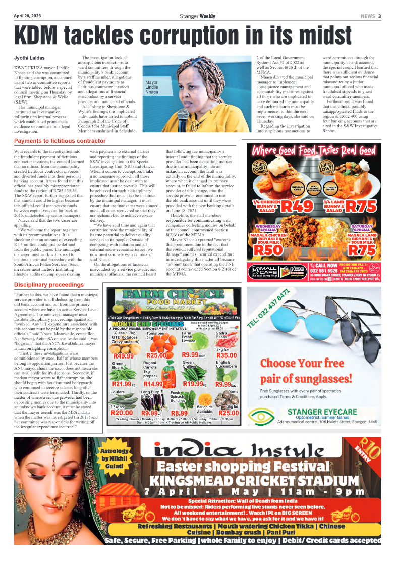 Stanger Weekly 28 April 2023 page 3