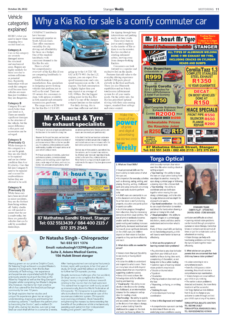 Stanger Weekly 28 October 2022 page 11