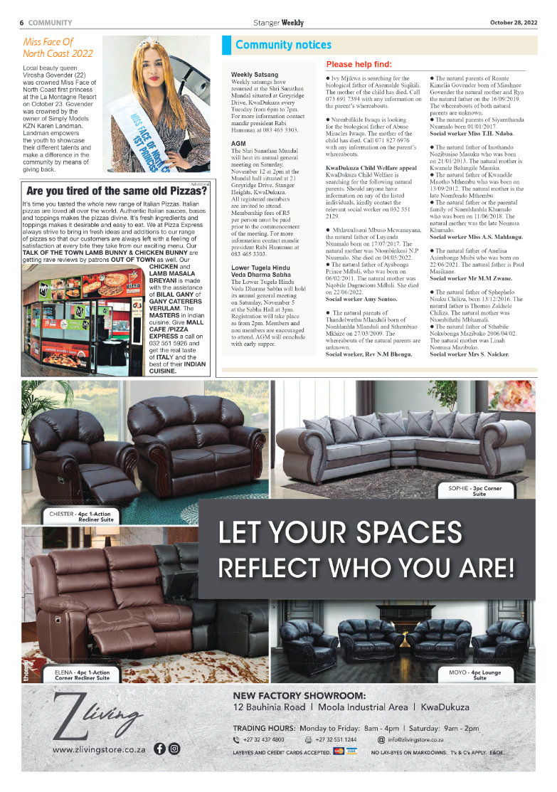 Stanger Weekly 28 October 2022 page 6