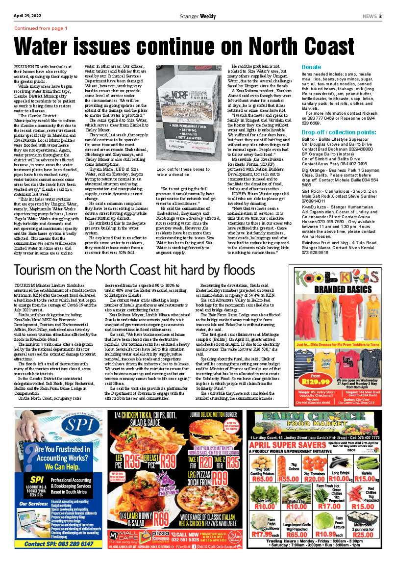 Stanger Weekly 29 April 2022 page 3