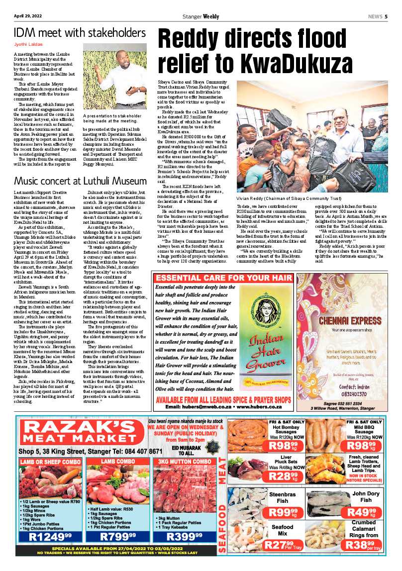 Stanger Weekly 29 April 2022 page 5