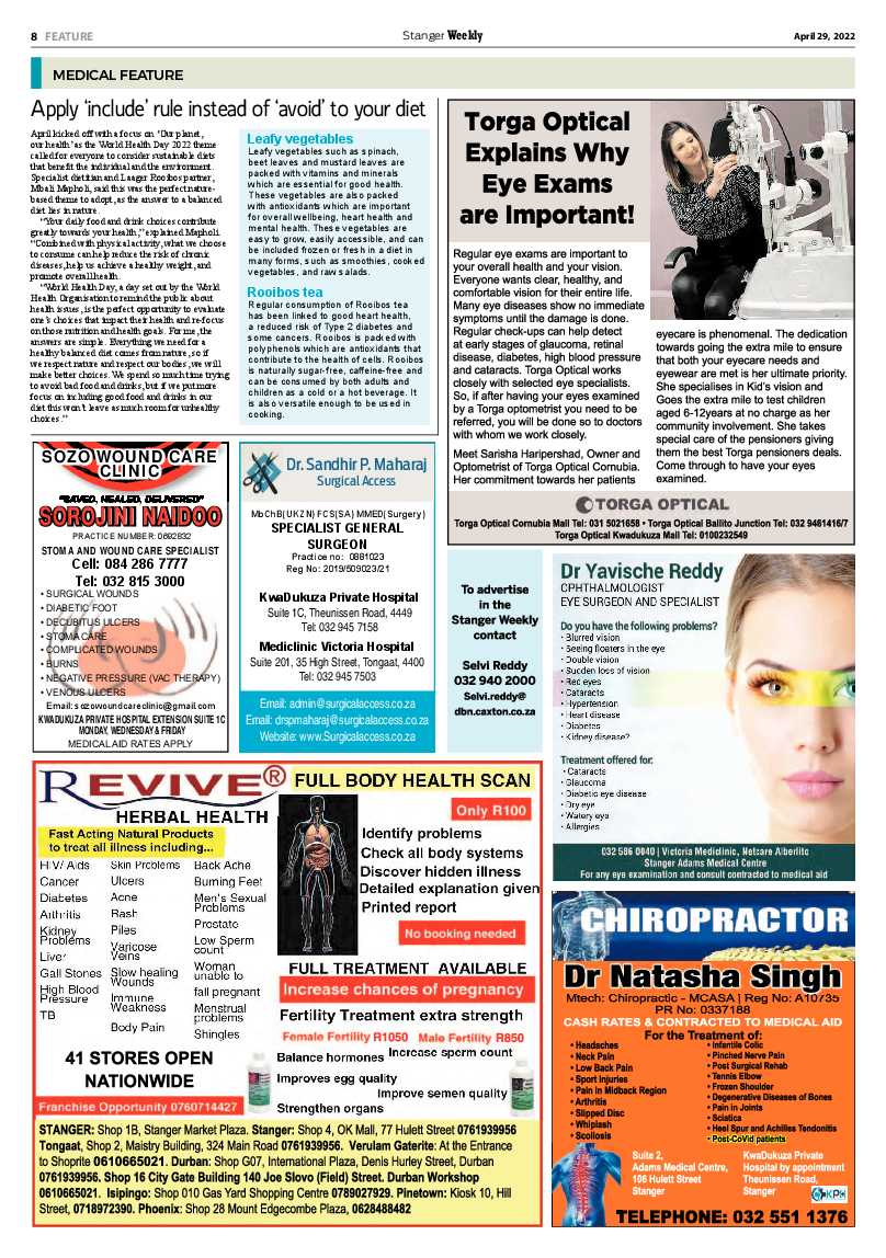 Stanger Weekly 29 April 2022 page 8