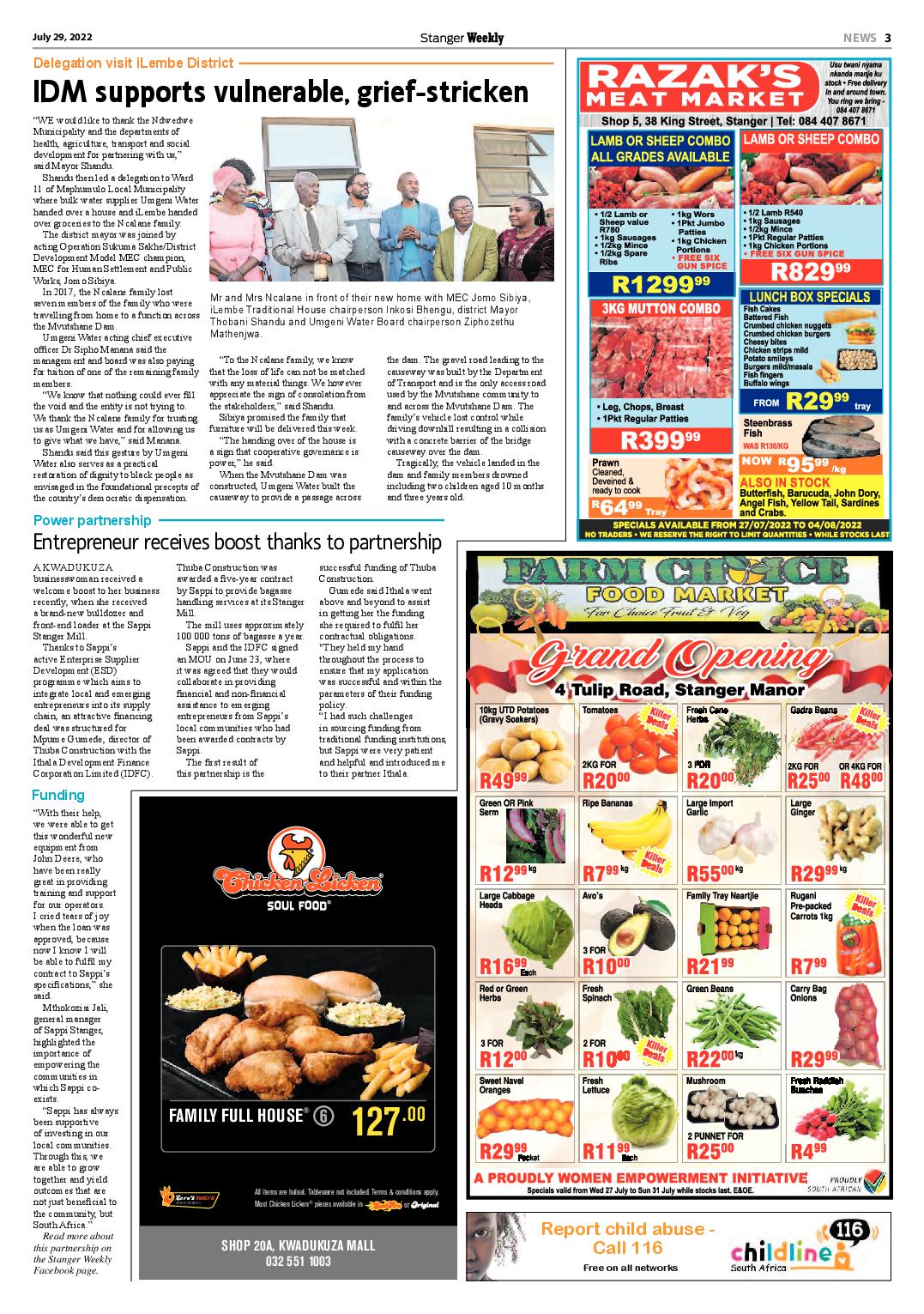 Stanger Weekly 29 July 2022 page 3