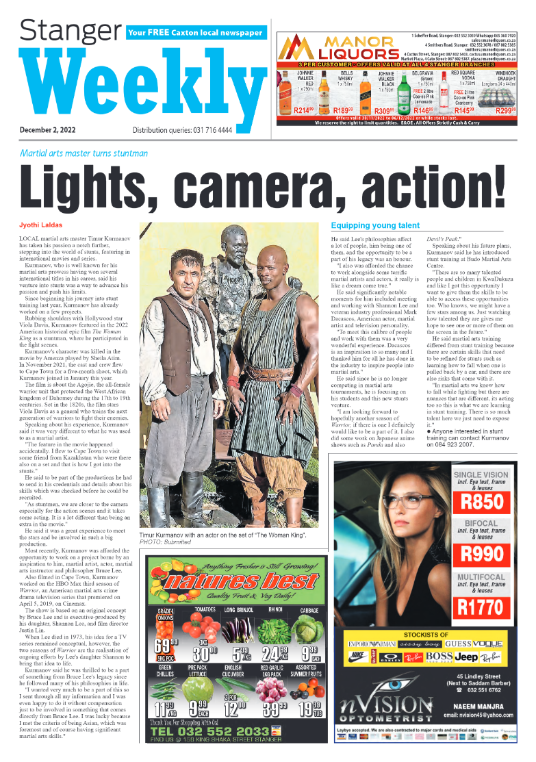 Stanger Weekly 2 December 2022 page 1