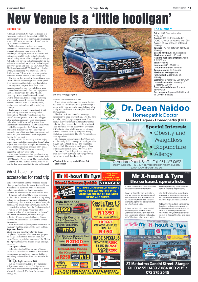 Stanger Weekly 2 December 2022 page 11