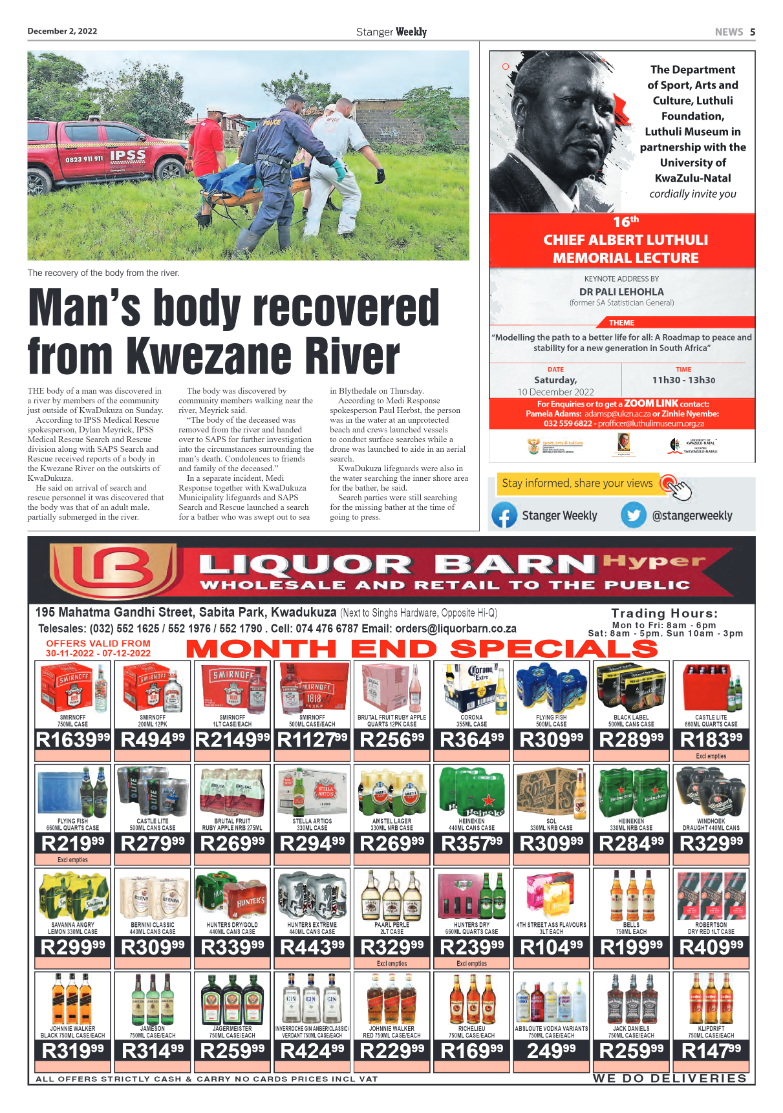 Stanger Weekly 2 December 2022 page 5