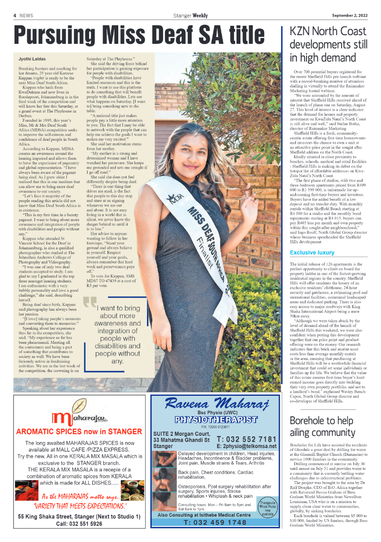 Stanger Weekly 2 September 2022 page 4
