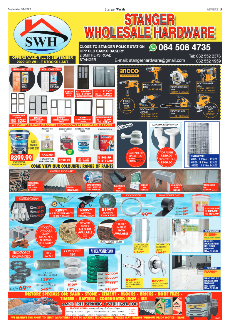 Stanger Weekly 30 September 2022 page 5