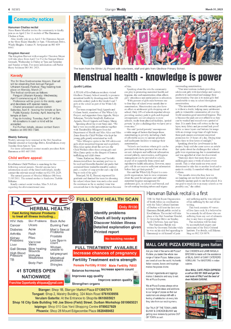 Stanger Weekly 31 March 2023 page 4
