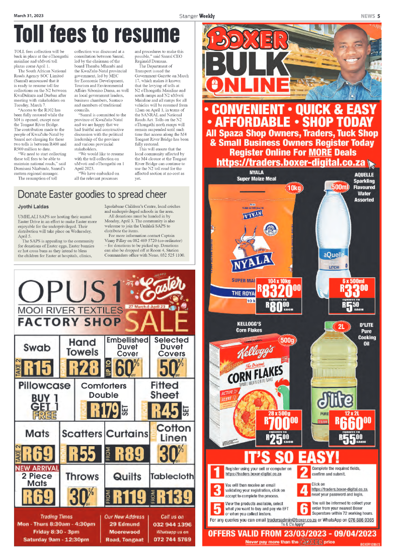 Stanger Weekly 31 March 2023 page 5