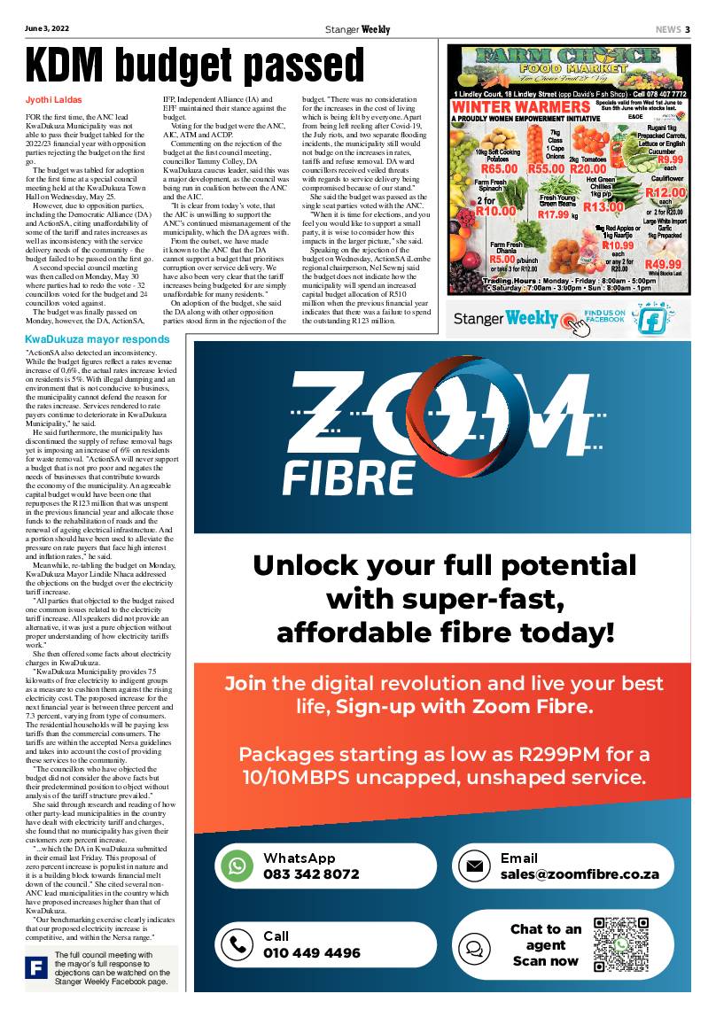 Stanger Weekly 3 June 2022 page 3