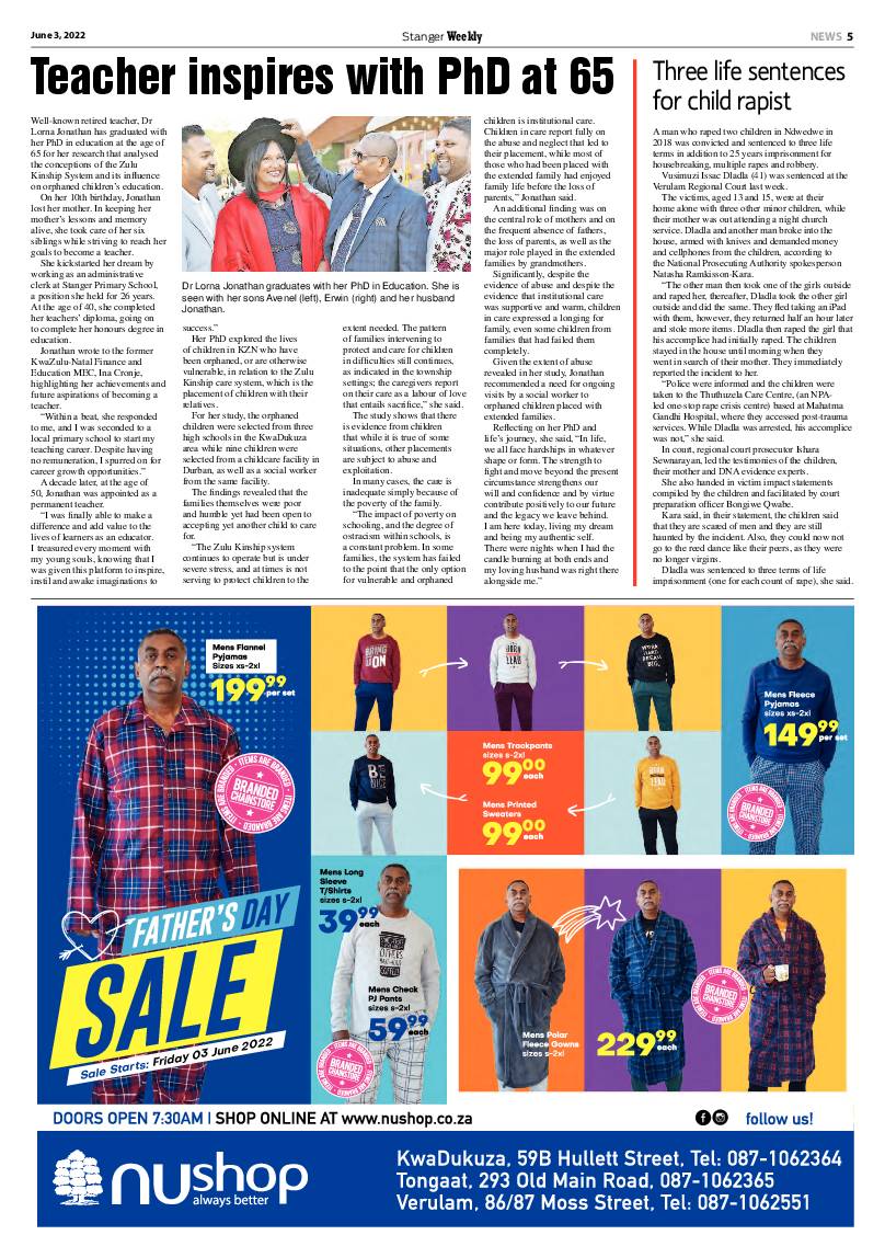 Stanger Weekly 3 June 2022 page 5