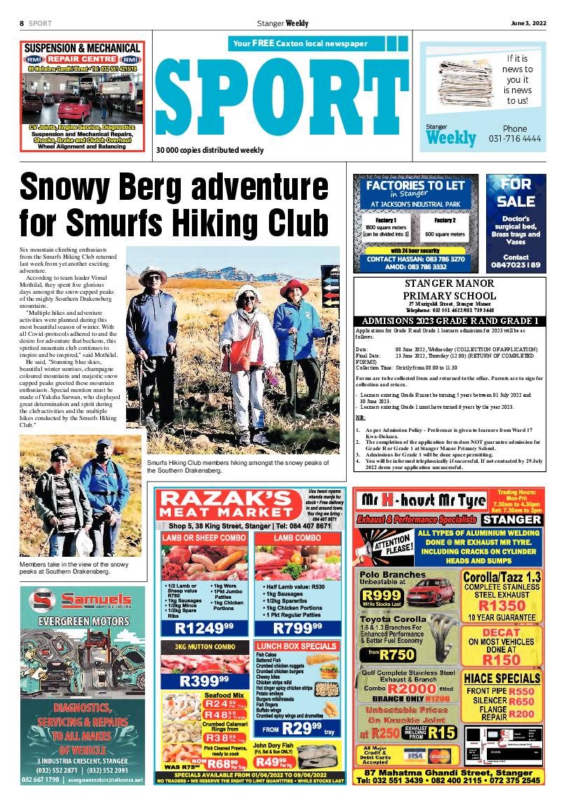 Stanger Weekly 3 June 2022 page 8