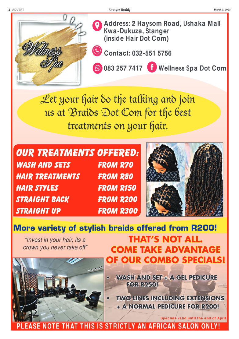 Stanger Weekly 3 March 2023 page 2