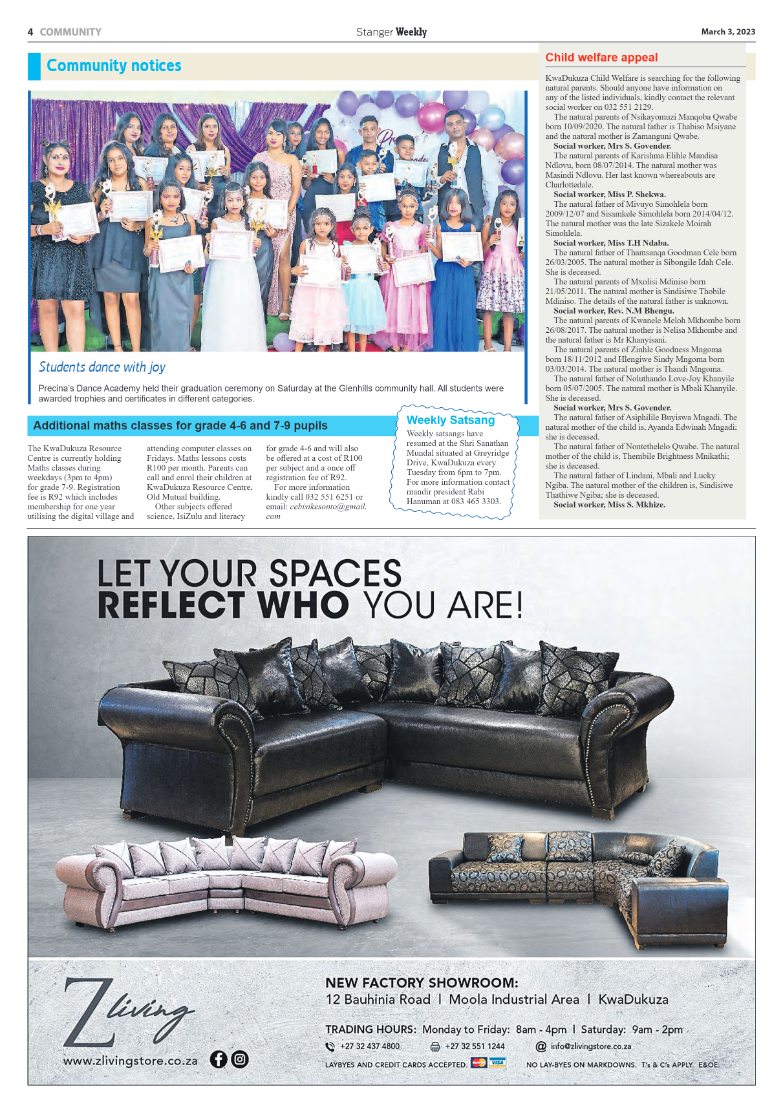 Stanger Weekly 3 March 2023 page 4