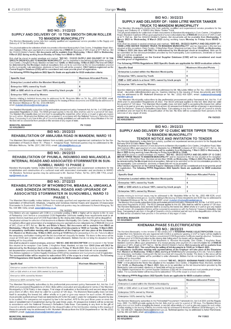 Stanger Weekly 3 March 2023 page 6