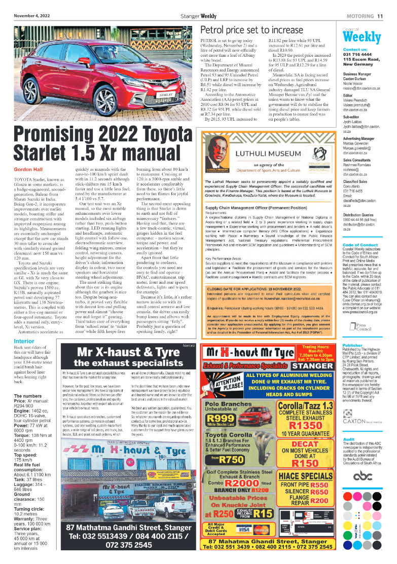 Stanger Weekly 4 November 2022 page 11