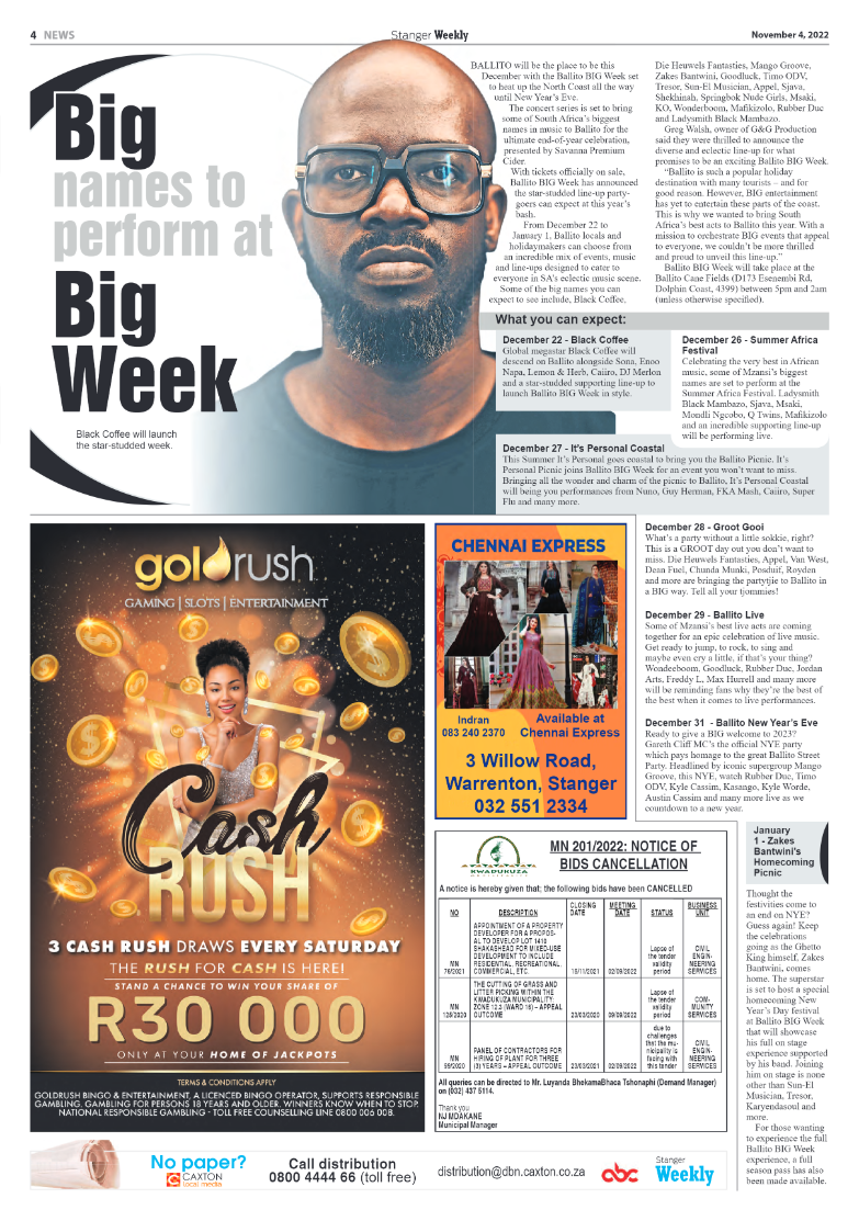 Stanger Weekly 4 November 2022 page 4