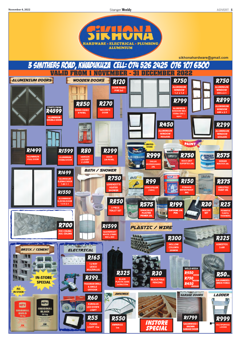 Stanger Weekly 4 November 2022 page 5