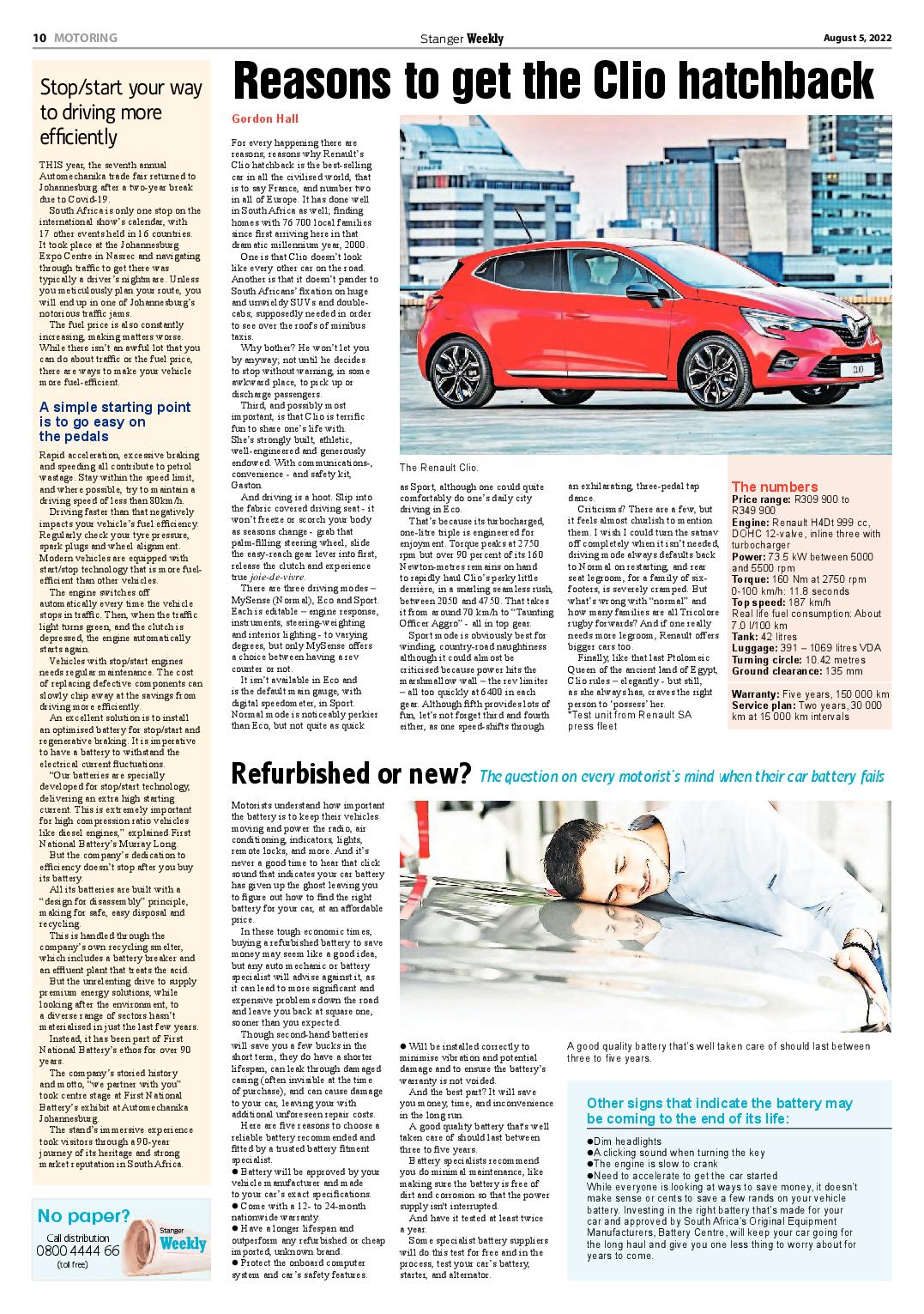 Stanger Weekly 5 August 2022 page 10