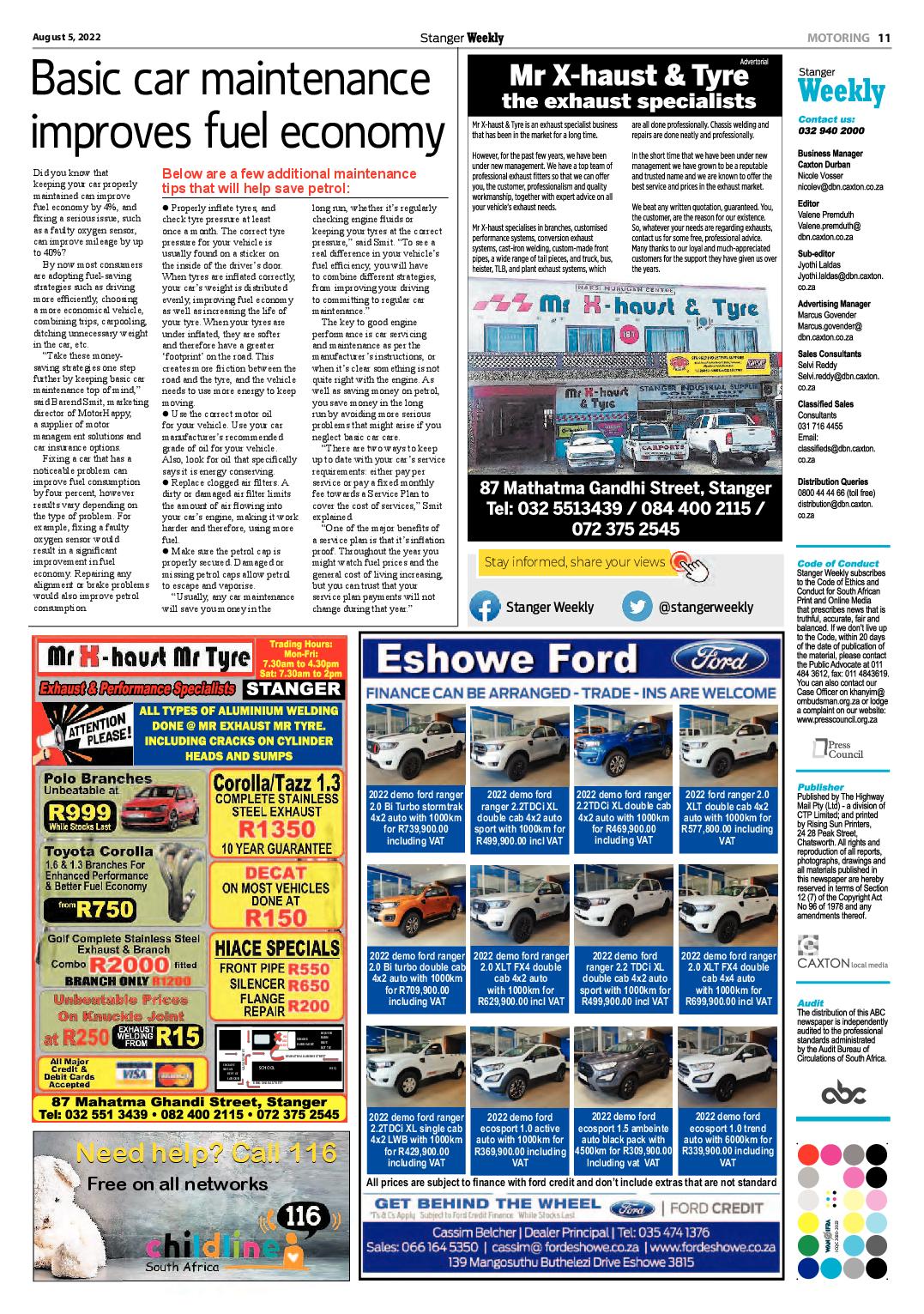 Stanger Weekly 5 August 2022 page 11
