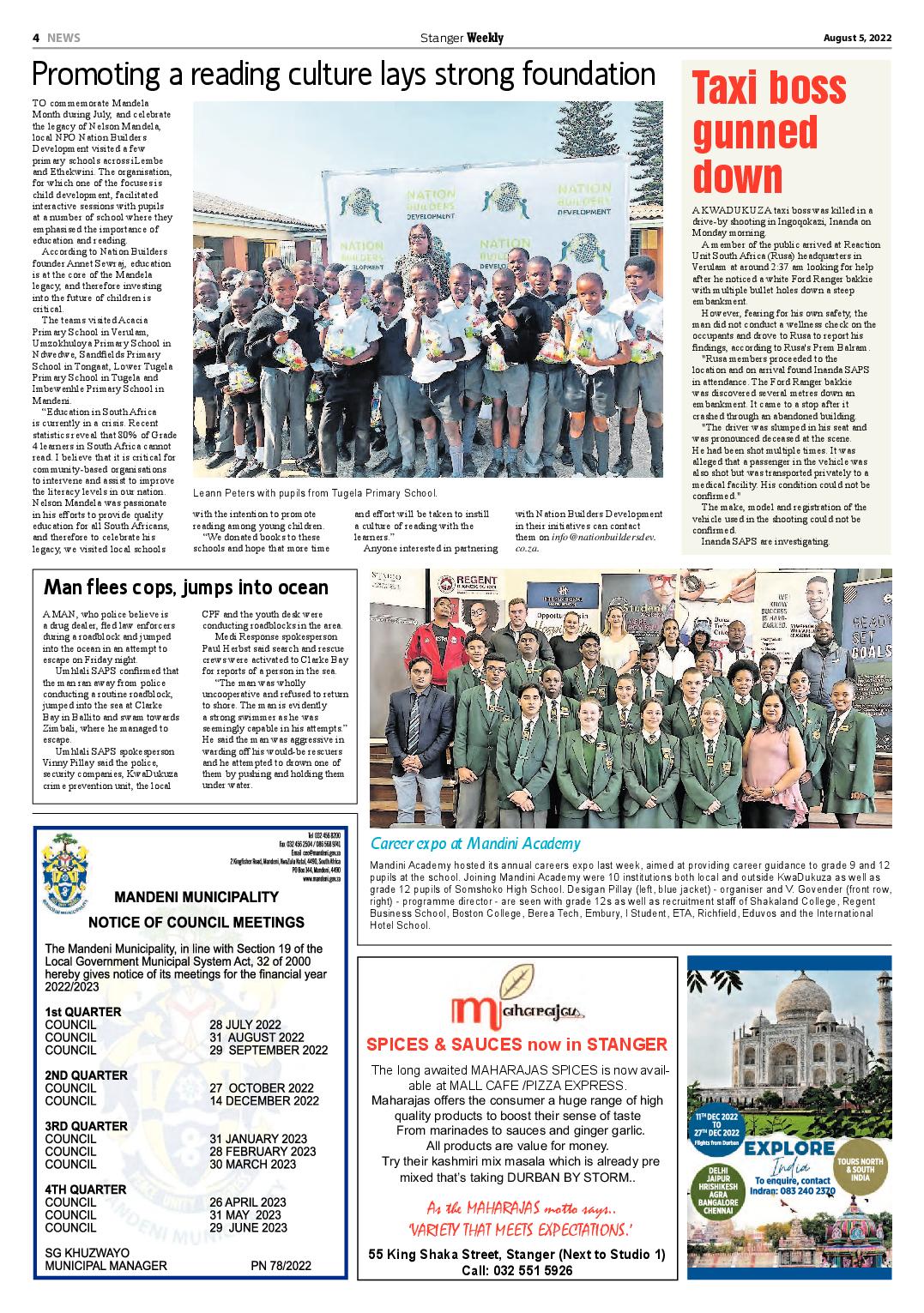Stanger Weekly 5 August 2022 page 4