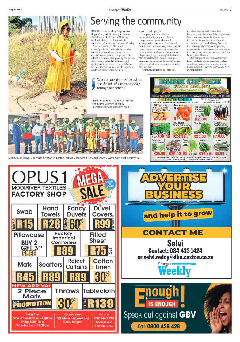 Stanger Weekly 5 May 2023 page 3