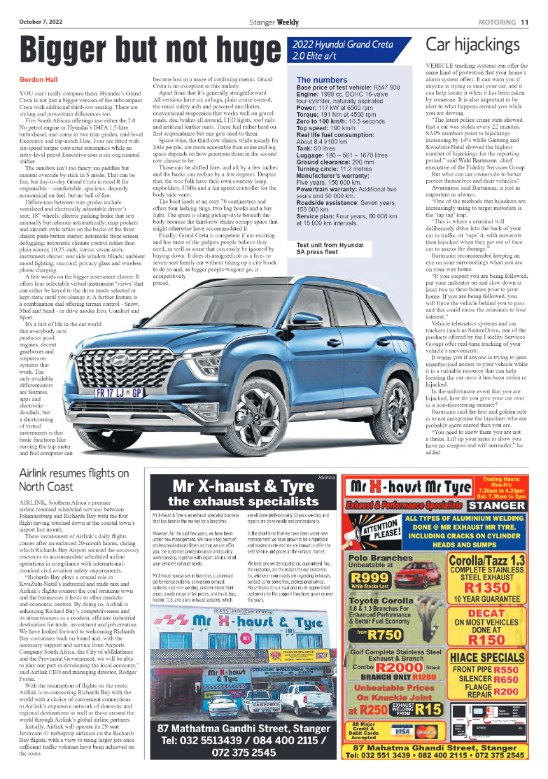 Stanger Weekly 7 October 2022 page 11