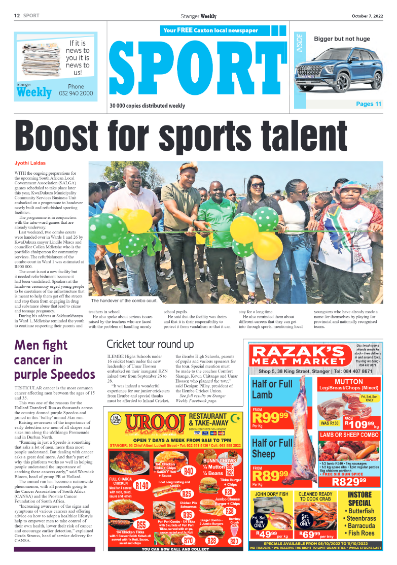 Stanger Weekly 7 October 2022 page 12