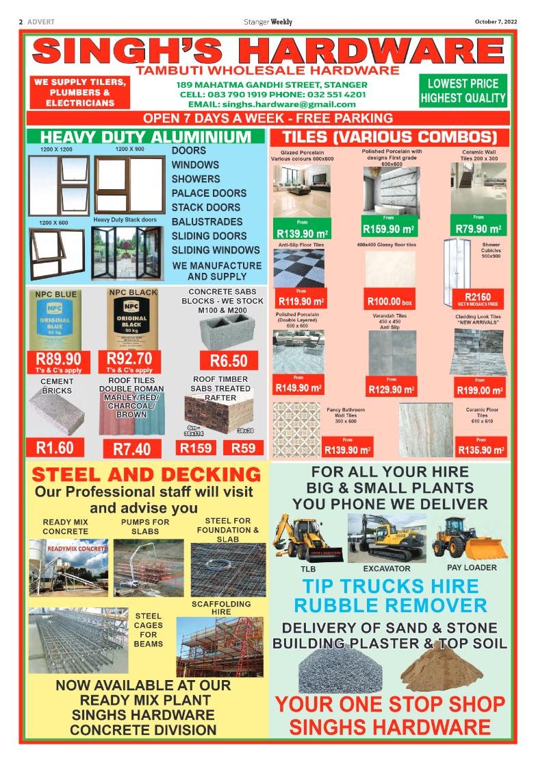 Stanger Weekly 7 October 2022 page 2