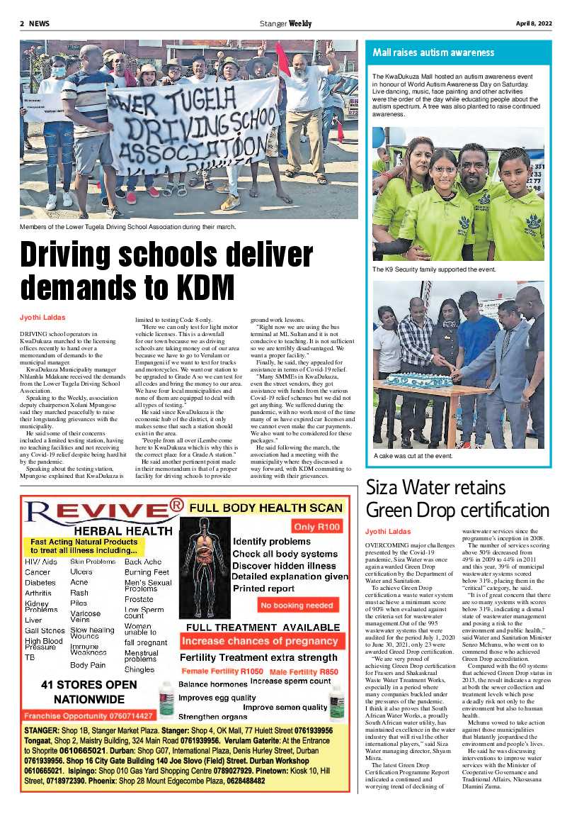 Stanger Weekly 8 April 2022 page 2