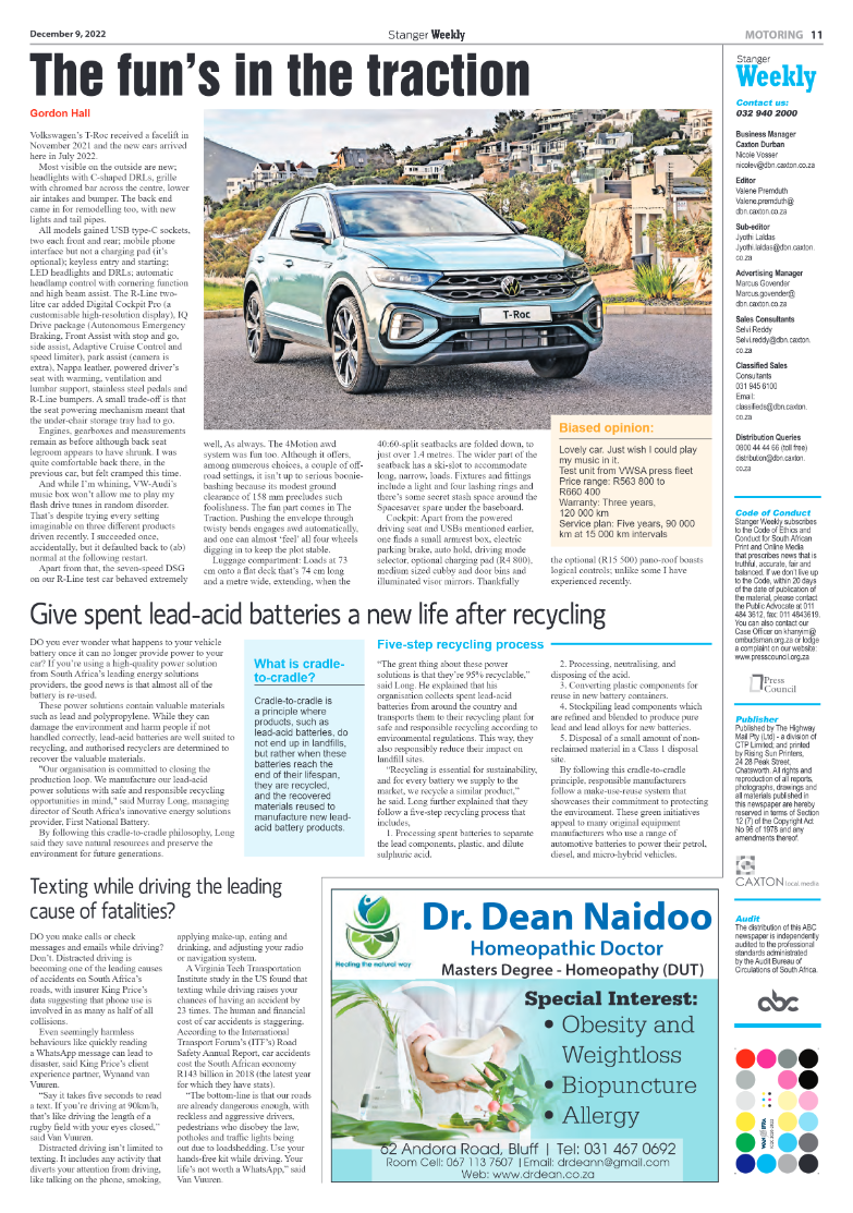Stanger Weekly 9 December 2022 page 11