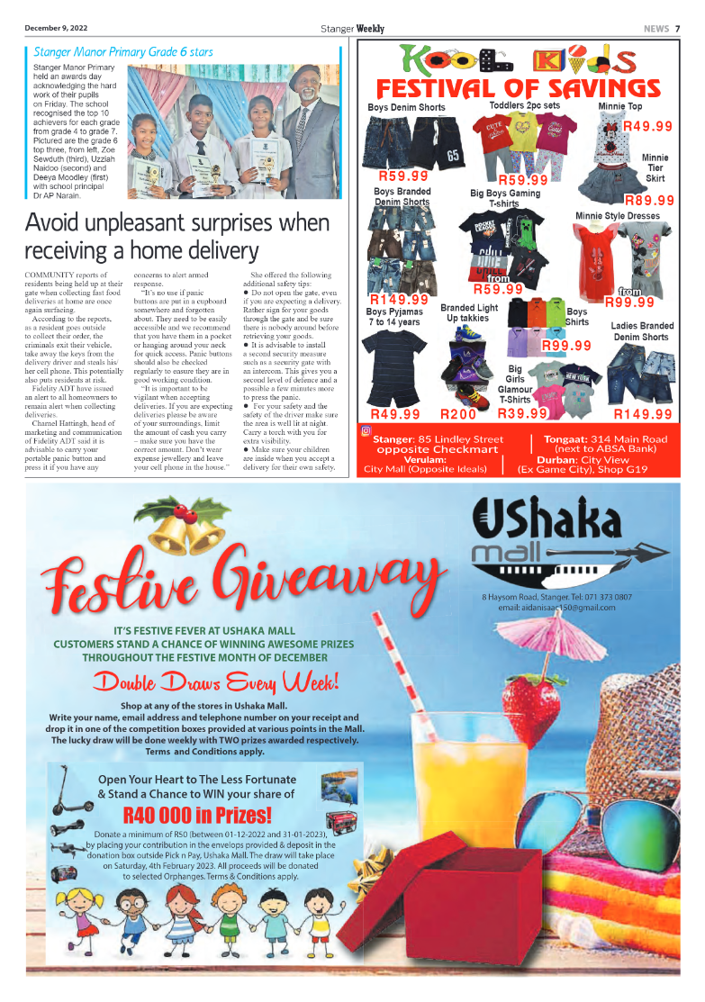 Stanger Weekly 9 December 2022 page 7